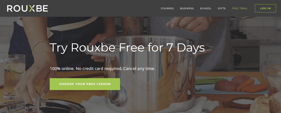 Try Rouxbe Free for 7 Days