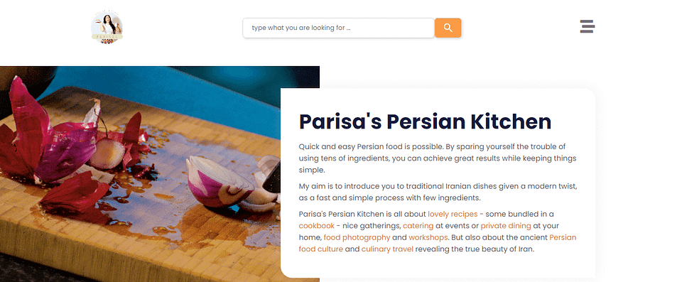 online platforms for Persian food