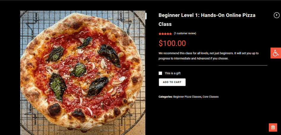 Hands-On Online Pizza Class