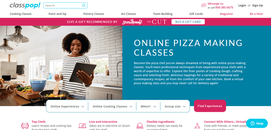 ONLINE PIZZA MAKING CLASSES
