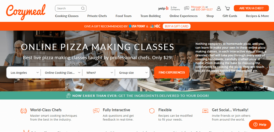 Online Pizza Making Classes
