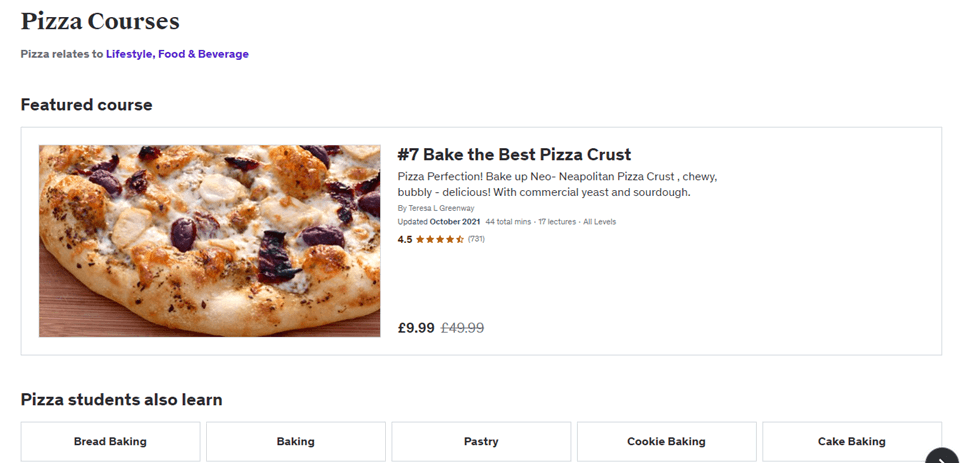Pizza Courses Online