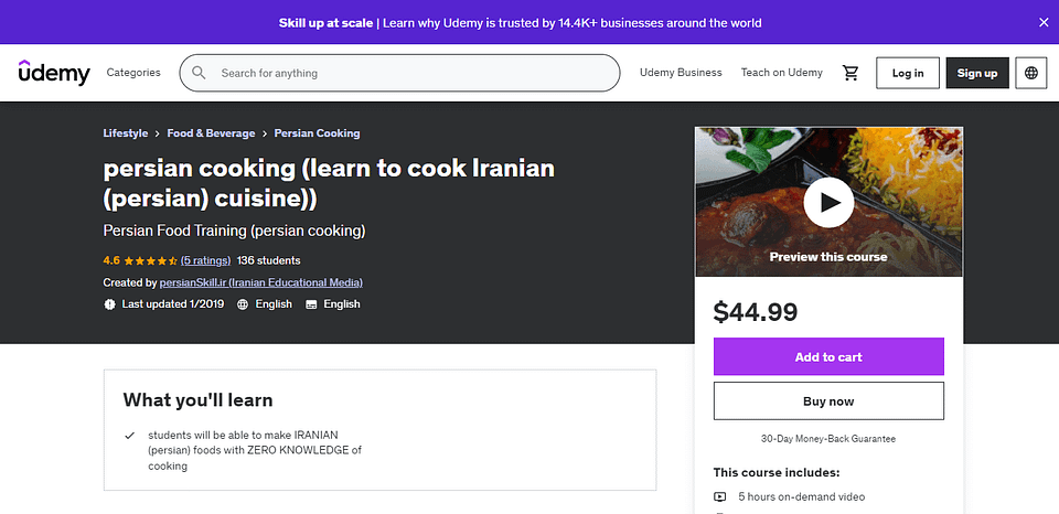 Learn to Cook Iranian Cuisine