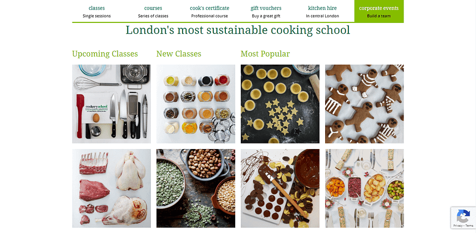 Cookery School in London