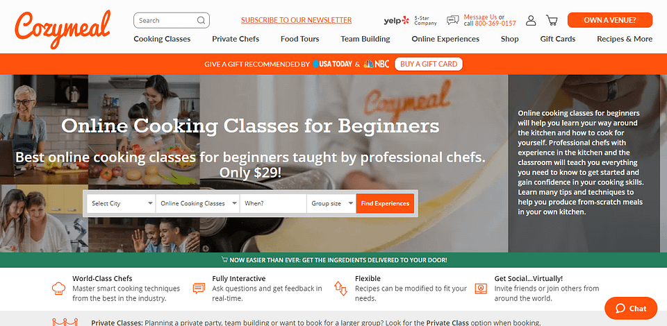 Online Cooking Classes for Beginners
